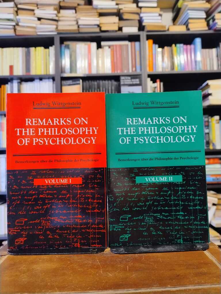 Remarks on the Philosophy of Psychology - Ludwig Wittgenstein
