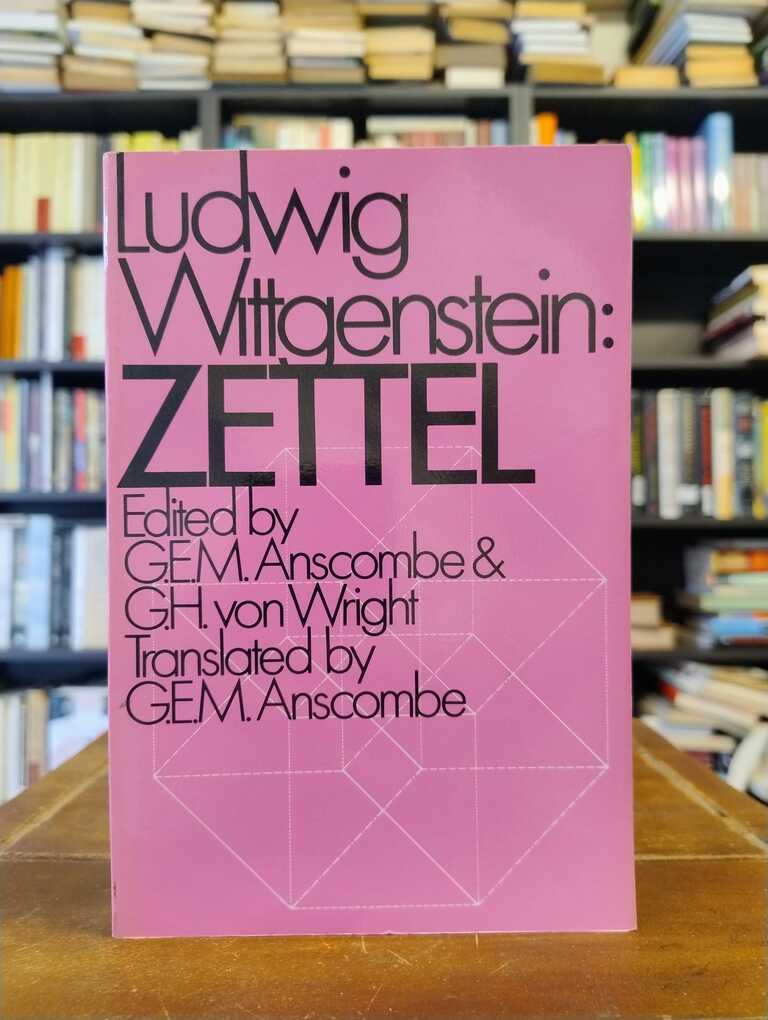 Zettel - Ludwig Wittgenstein