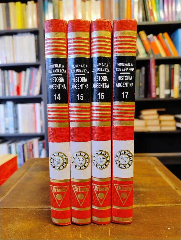 Historia argentina. Tomos 14 al 17. - Fermín Chávez
