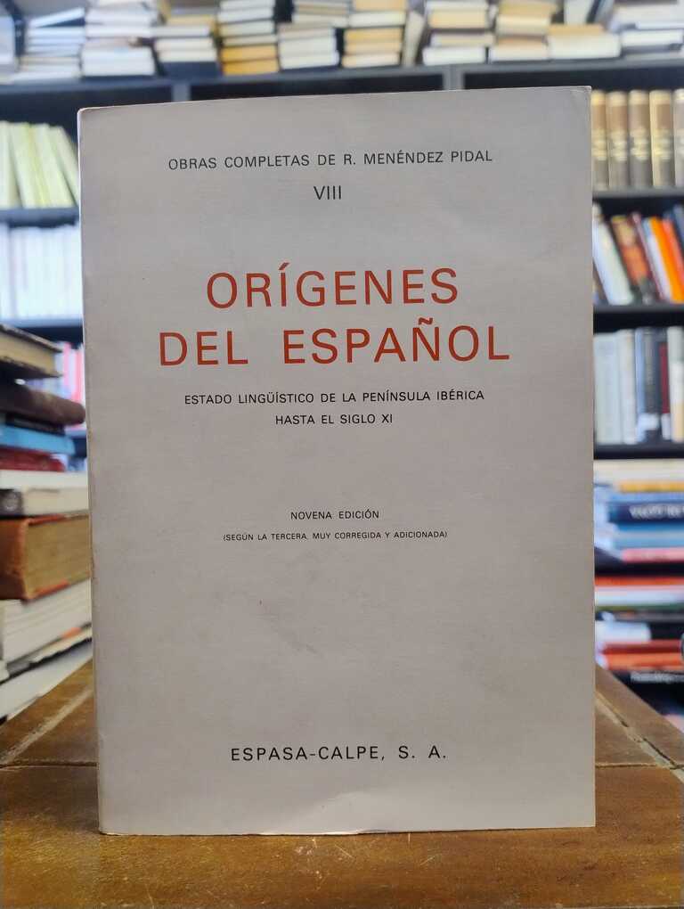 Orígenes del español - Ramón Menéndez Pidal