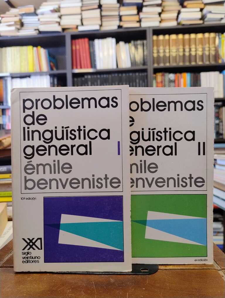 Problemas de lingüística general - Émile Benveniste