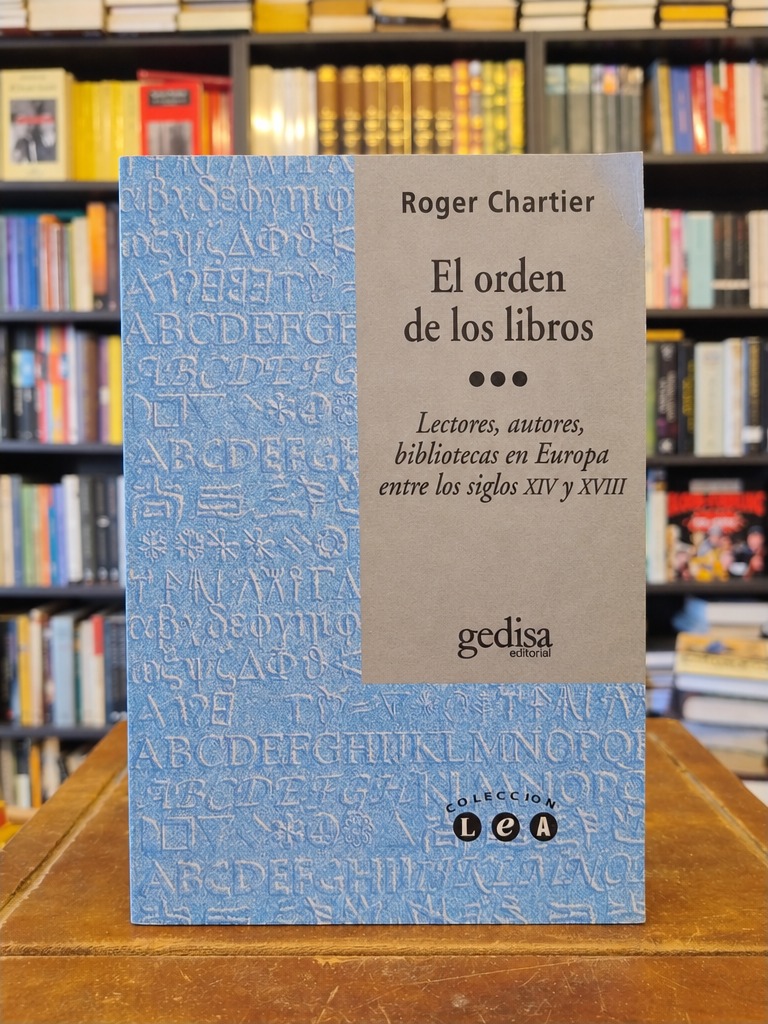 El orden de los libros - Roger Chartier